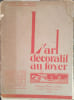 L'art d&eacute;coratif au foyer. Sur un coin de table. (Bois, cuir, &eacute;tain, reliure…).. THOMSON Valentine 24 planches hors texte.