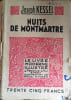 Nuits de Montmartre.. KESSEL Joseph Illustrations de Henri Hayden.