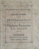 D&eacute;termination des v&eacute;g&eacute;taux forestiers en hiver. R&eacute;sum&eacute; des caract&egrave;res des principales esp&egrave;ces ligneuses indig&egrave;nes.. ECOLE NATIONALE DES EAUX ET FORETS ...