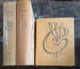 Les peintres c&eacute;l&egrave;bres. En 3 volumes. (Le 3e volume a &eacute;t&eacute; ajout&eacute; en 1964).. DORIVAL Bernard (Dir.) Tome 1 : frontispice in&eacute;dit de Georges Braque, Tome ...