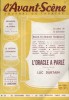 L'Avant-scène - Journal du théâtre N° 81 : L'oracle a parlé, de Luc Durtain.. L'AVANT-SCENE THEATRE 