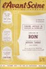 L'Avant-scène - Journal du théâtre N° 82 : Ion, de Bernard Zimmer, d'après Euripide.. L'AVANT-SCENE THEATRE 