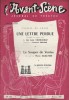 L'Avant-scène - Journal du théâtre N° 120 : Le souper de Venise, de Robert Sabatier. Précédé de Une lettre perdue, de Ion Luca Caragiale.. ...
