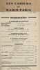 Les Cahiers de Radio-Paris 1935-6 : Le problème du Pacifique, l'art italien, les Balkans ... Conférences données dans l'auditorium de la Compagnie ...