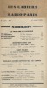 Les Cahiers de Radio-Paris 1935-7 : Le problème du Pacifique, l'art italien - Robert Kemp - Charles Oulmont … Conférences données dans l'auditorium de ...