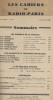 Les Cahiers de Radio-Paris 1936-8 : Les conseils de La Faculté, les salons de la troisième République - L a mythologie antique … Conférences données ...