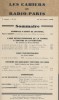 Les Cahiers de Radio-Paris 1936-11 : Hommage à Henry de Jouvenel. Littérature par Raoul Stéphan - Emile Magne. Histoire de quelques théâtres par ...