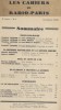 Les Cahiers de Radio-Paris 1937-1 : La Seconde République et le Second Empire - Noël et le jour de l'an - Radio dialogues : Romains - Benda - Guilloux ...