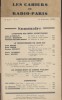 Les Cahiers de Radio-Paris 1938-9 : L'histoire des idées scientifiques - Tricentenaire de Louis XIV - Cinéma par Pierre Laroche … Conférences données ...