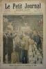 Le Petit journal - Supplément illustré N° 375 : Banquet des ouvriers de l'exposition 1900. (Gravure en première page). Gravure en dernière page: ...