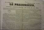 Le précurseur, journal constitutionnel de Lyon et du Midi. N° 1625.. LE PRECURSEUR 