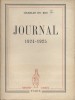 Journal. Tome II (seul) : 1924-1925.. DU BOS Charles 