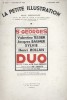 La Petite illustration théâtrale N° 455 : Duo, pièce de Paul Géraldy, d'après Colette.. LA PETITE ILLUSTRATION : THEATRE 