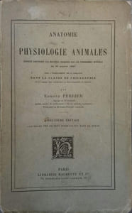 Anatomie et physiologie animales. Classe de philosophie.
