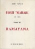 Oeuvres théâtrales (En vers). Tome 2 : Ramayana. CAZALIS Marc 