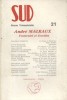 Sud N° 21 : André Malraux, fraternité et fertilité.. SUD 