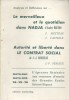 Analyses et réflexions sur le merveilleux et le quotidien dans Nadja d'André Breton. Autorité et liberté dans le contrat social de J.-J. Rousseau par ...