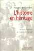 L'histoire en héritage. Roman familial et trajectoire sociale.. GAULEJAC Vincent de 