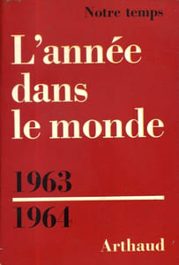 L'année dans le monde. 1963-1963.