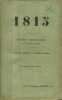 1815. La seconde abdication - La terreur blanche. (3e partie).. HOUSSAYE Henry 