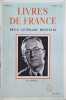 Livres de France - Revue litt&eacute;raire mensuelle. 7e Ann&eacute;e, N&deg; 8. Articles sur Jean Giraudoux.. LIVRES DE FRANCE 7e Ann&eacute;e, 