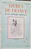Livres de France - Revue litt&eacute;raire mensuelle. 7e Ann&eacute;e, N&deg; 9. Articles sur Valery Larbaud.. LIVRES DE FRANCE 7e Ann&eacute;e, 