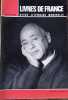 Livres de France - Revue litt&eacute;raire mensuelle. 14e Ann&eacute;e, N&deg; 8. Articles sur Eug&egrave;ne Ionesco.. LIVRES DE FRANCE 14e Ann&eacute;e, 