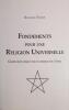 Fondements pour une religion universelle. Guide initiatique sur le chemin de l'&eacute;veil.. VEHADI Rapha&euml;l 