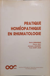 Pratique homéopathique en rhumatologie.