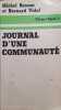 Journal d'une communaut&eacute;.. BESSON Michel - VIDAL Bernard 