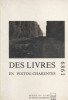 Des livres en Poitou-Charentes. 1989.. PERSON Xavier 