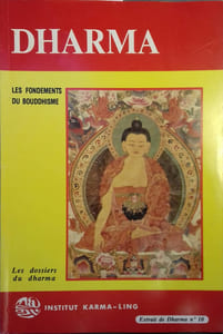 Revue Dharma 10. Les fondements du boudhisme.