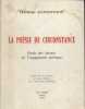 La poésie de circonstance. Etude des formes de l'engagement poétique.. MATVEJEVITCH Predrag 