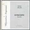 Syncope. Nouvelle.. GELLINI Denise 