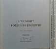 Une mort toujours enceinte. (Une chronique). Poèmes. Tome 1, 2 et 3.. GARNIER Pierre 