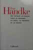 Un voyage hivernal vers le Danube, la Save, la Morava et la Drina.. HANDKE Peter 