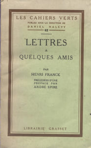Lettres à quelques amis.