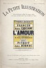 La Petite illustration théâtrale N° 132 : L'amour, pièce de Henry Kistemaekers.. LA PETITE ILLUSTRATION : THEATRE 