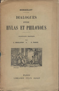 Dialogues entre Hylas et Philonous.
