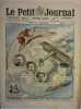 Le Petit journal - Supplément illustré N° 1538. : Le tour du monde en avion. (Gravure en première page). Le singe en autobus, gravure en dernière ...