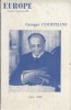 Europe N° 350. Georges Courteline.(49 pages). Numéro spécial pour le centenaire de Courteline.. EUROPE 