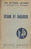 César et Salluste. (Chapitre XI et XII des "Lettres Latines"). Classe de troisième.. MORISSET R. -THEVENOT G. 