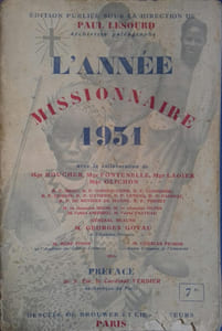 L'année missionnaire 1931.
