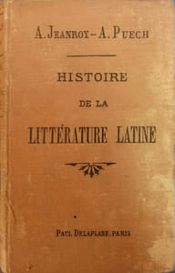 Histoire de la littérature latine.