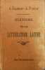 Histoire de la littérature latine.. JEANROY Alfred - PUECH Aimé 