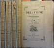 Casimir Delavigne - 5 premiers volumes. Messéniennes - Discours et poésies diverses - Théâtre -. DELAVIGNE Casimir 