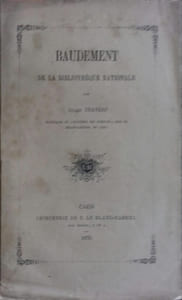 Baudement, de la Bibliothèque Nationale.