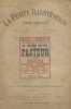 La Petite illustration théâtrale N° 1 : Pasteur, pièce de Sacha Guitry.. LA PETITE ILLUSTRATION : THEATRE 