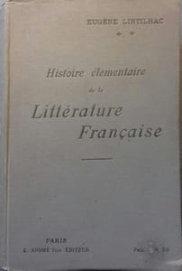 Histoire élémentaire de la littérature française.
