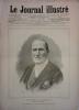 Le Journal illustré. Gravure à la Une : Le Baron Haussmann. Gravure intérieure double page : La Seine gelée à Paris.. LE JOURNAL ILLUSTRE 25 janvier ...